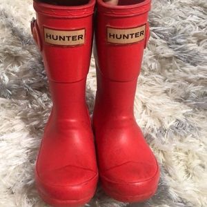 Hunter original kids rainboot sz 9